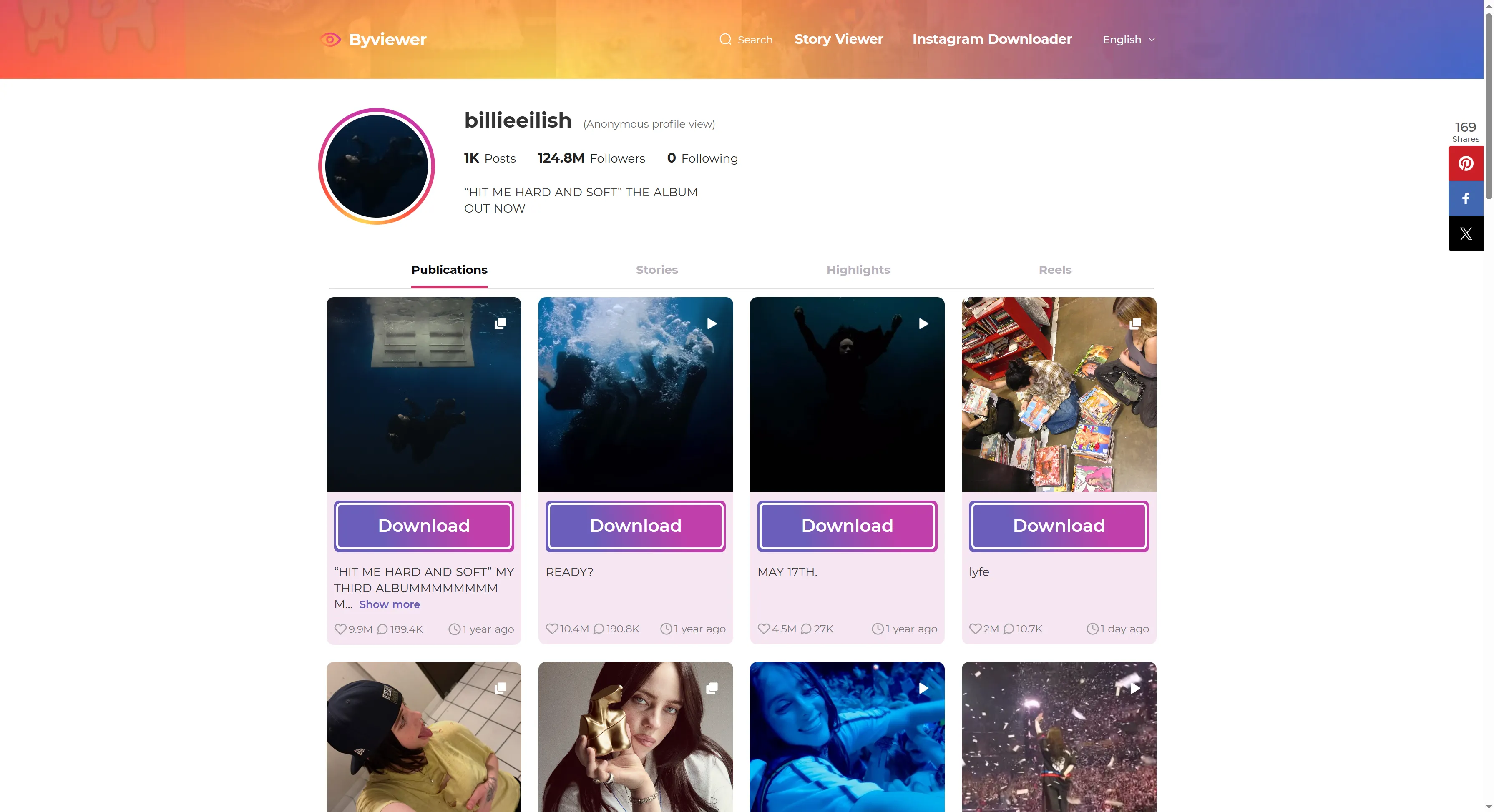 Layar memuat atau mengambil profil