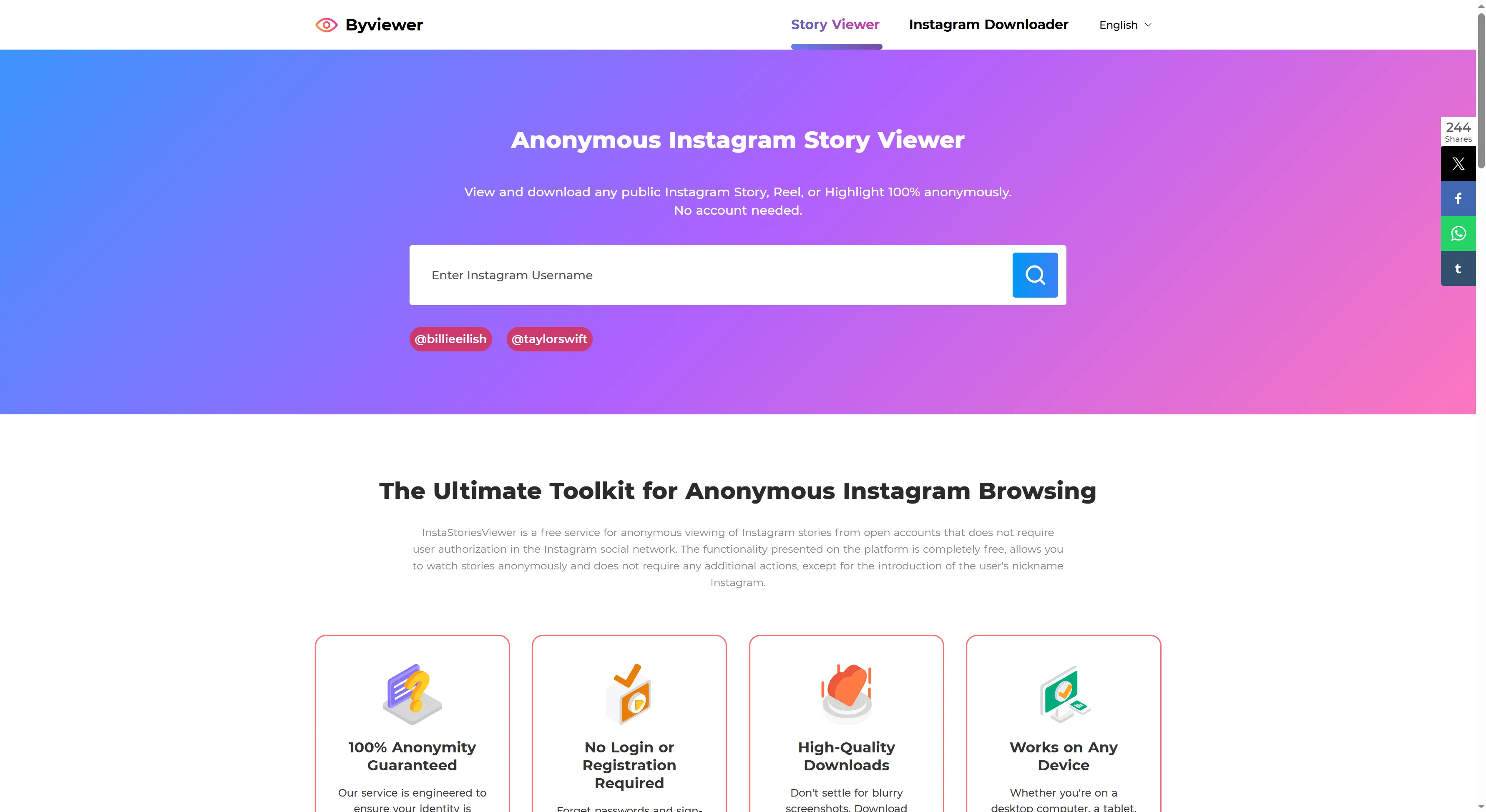 Apri la homepage del sito Byviewer