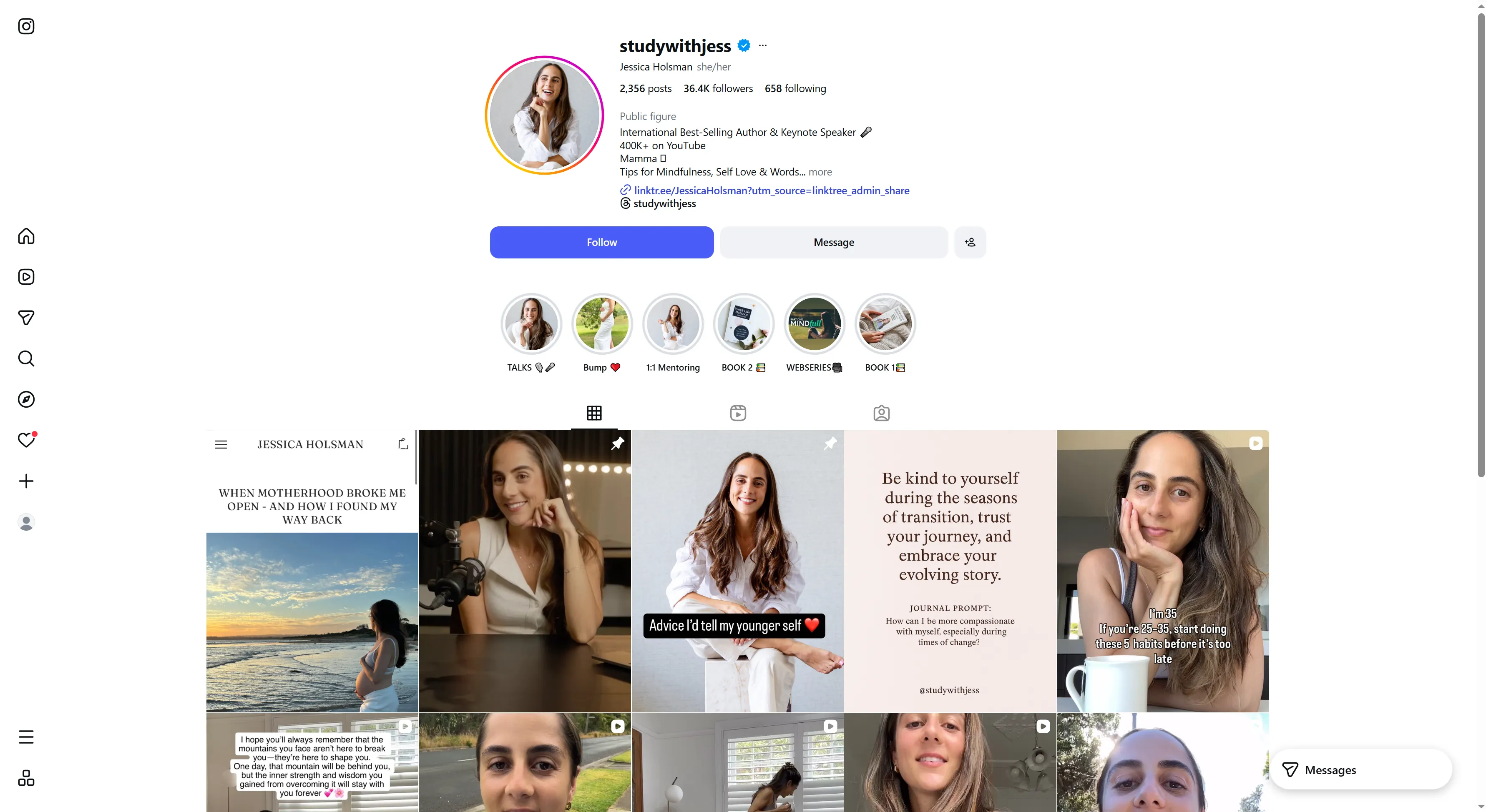 Study With Jess Instagram Profile